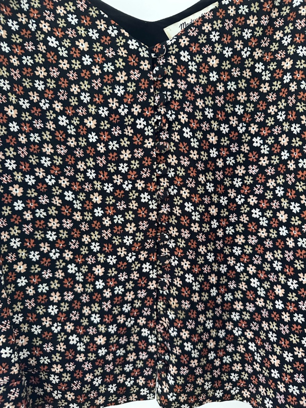 Madewell Floral V-Neck Cami Top - Size 6 - Picture 2 of 5